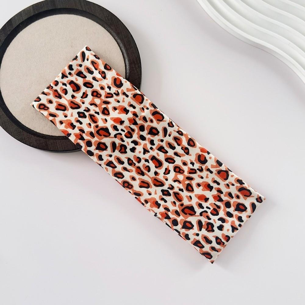 High Elasticity Leopard Print Headband Sweat Absorbing Wide Brim Headband New Yoga Headband Sports