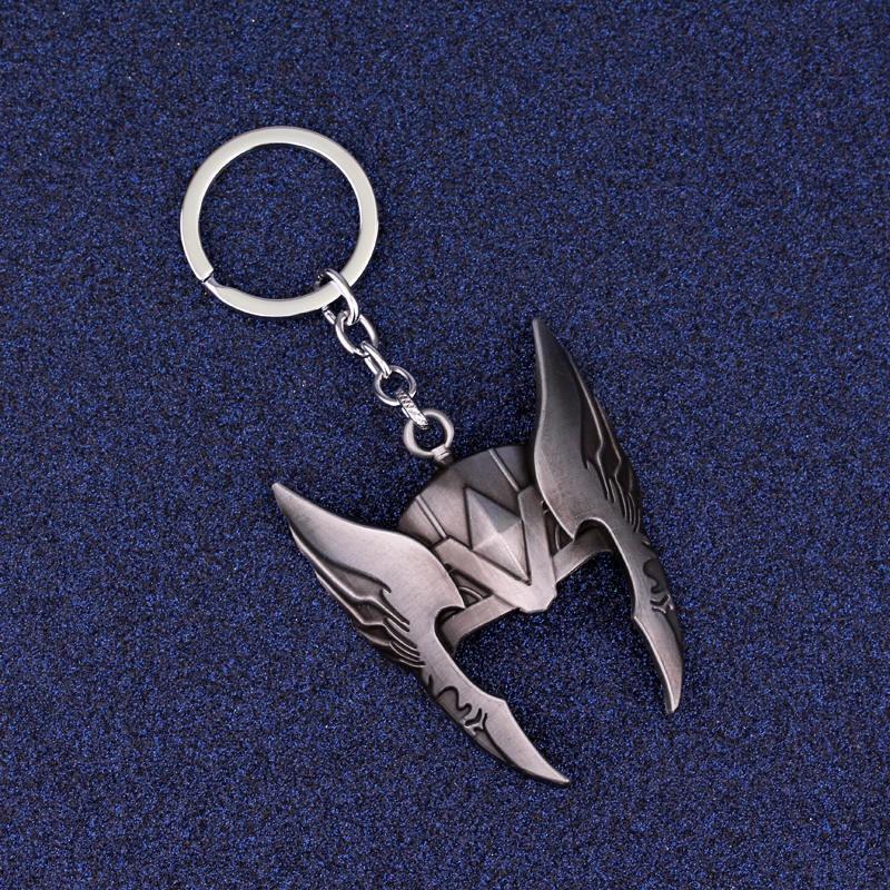 Премиальная маска Тора из Мстителей, сплав, брелоки для ключей, брелок, кольцо для ключей, подарки, коллекционный для фанатов