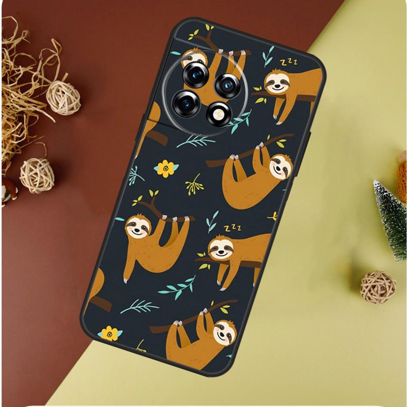 Чехол для телефона Baby Sloth для OnePlus 13 12 11 12R 13R 9 10 Pro 8T 9RT 10T 10R Nord 4 CE 2 3 Lite N20 N30