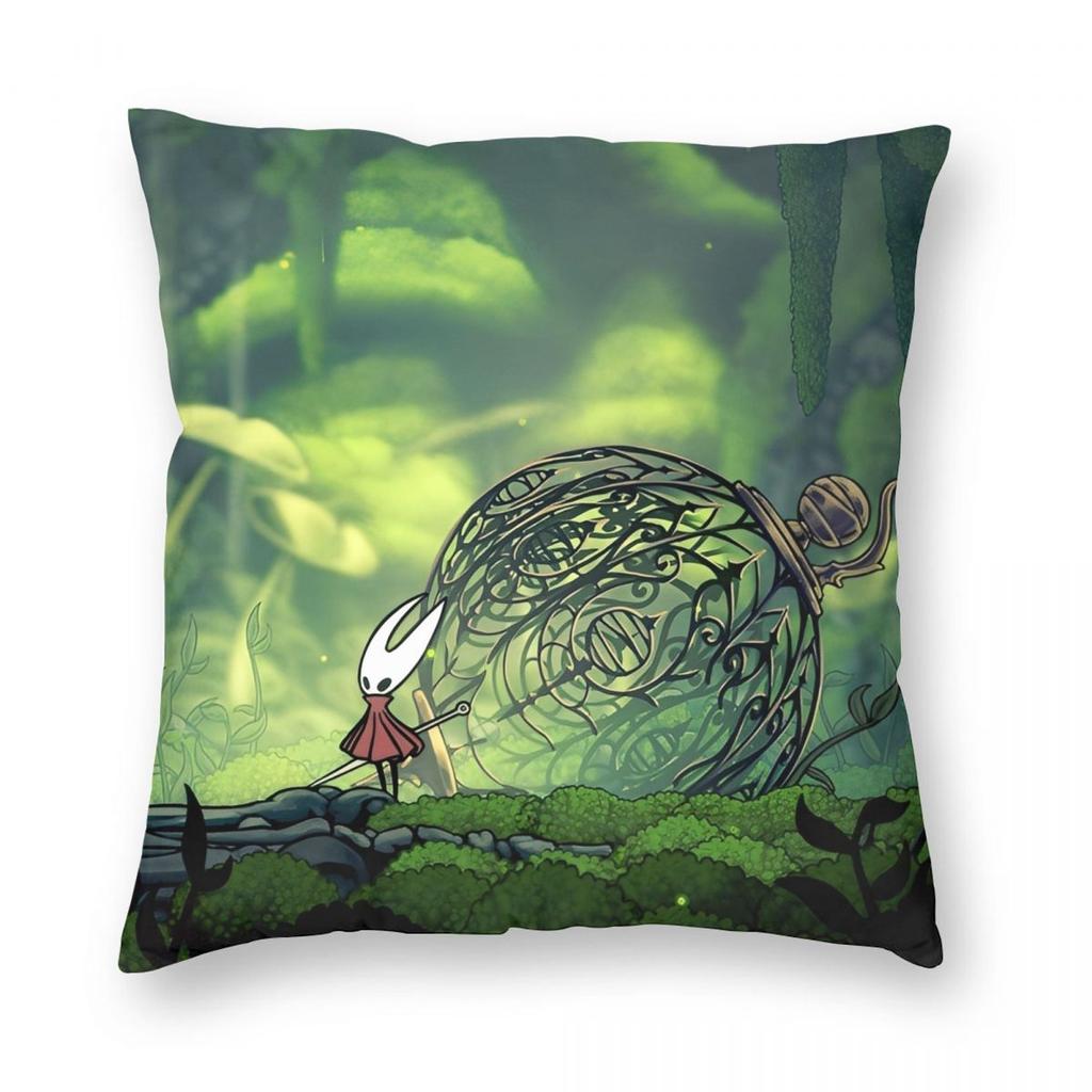 Hollow Knight Silksong Hornet Pillowcase Double-sided Printing Polyester Cushion Cover Decorations Throw Pillow Case Cover Car
