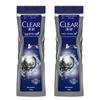 Гель для душа Clear Men Глубокое очищение с активированным углем (2х400г)
