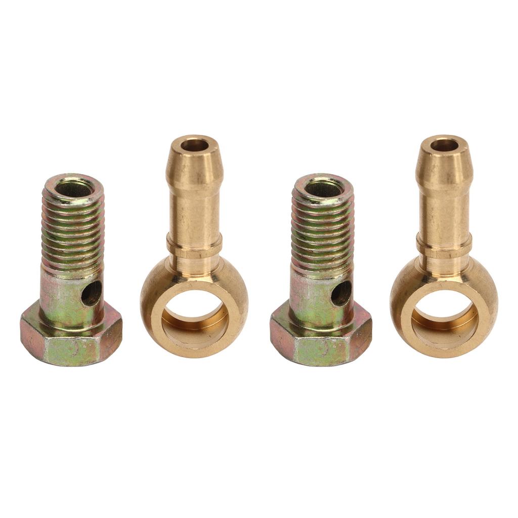 2 Set M12x1.25mm To 3 8in Turbo Water Banjo Bolt Good Sealing Turbocharger Water Line Pipe Banjo Connector Kit