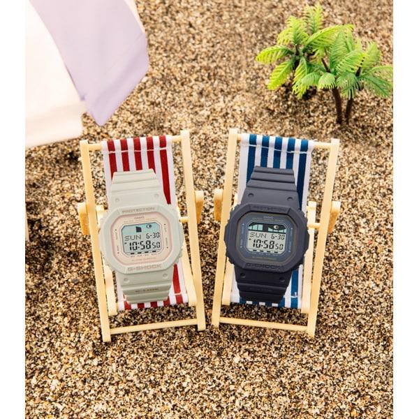 Casio G-SHOCK GLX-S5600-1JF [G-SHOCK Sports Line G-LIDE Smaller Thiner Model] Квадратные часы черного цвета