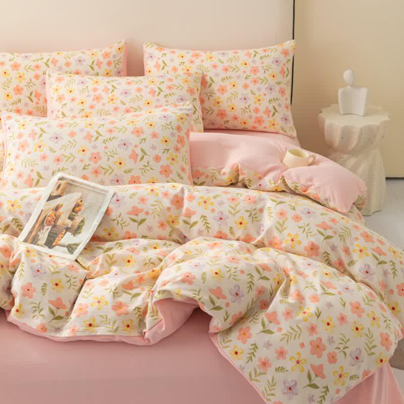 Red Bean A-Class Double-Layer Gauze Duvet Cover