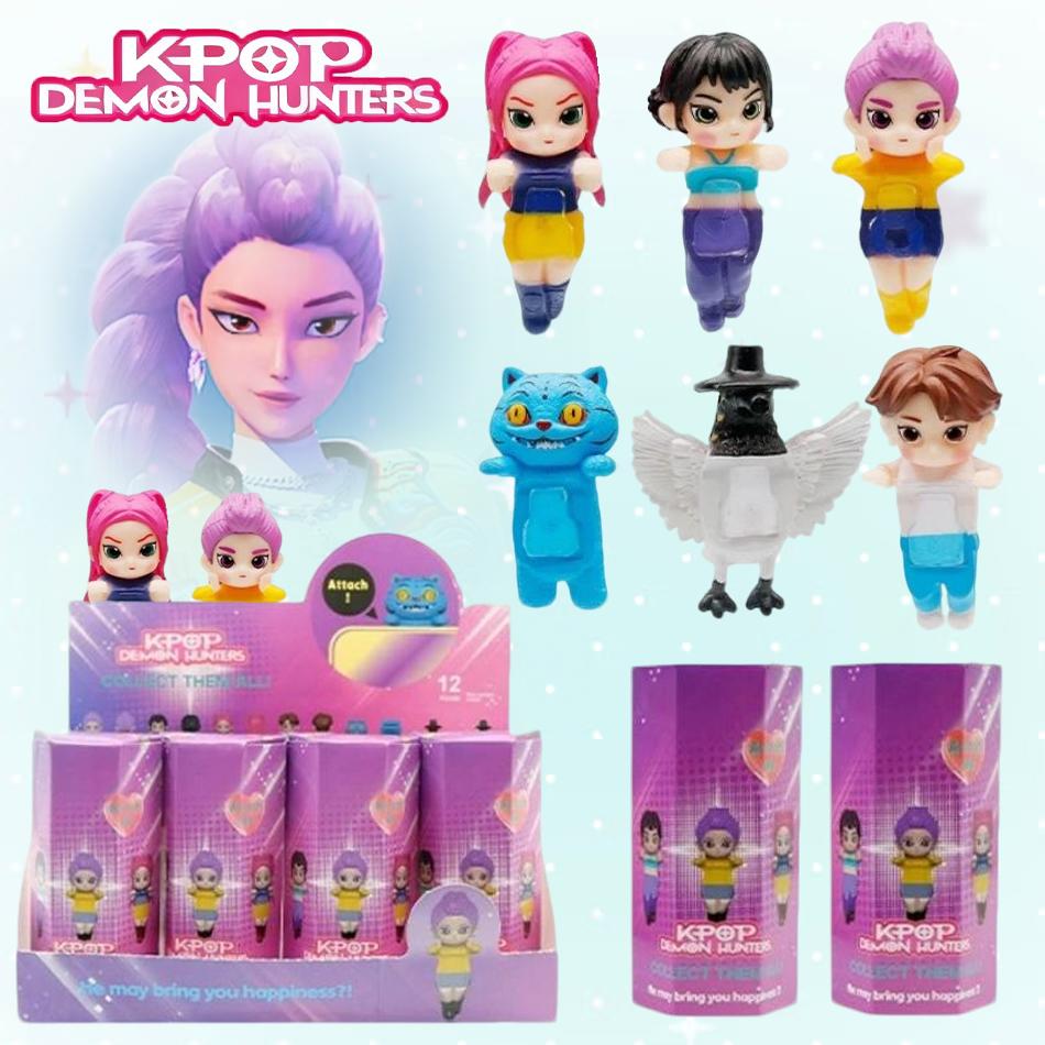 Серия папа Аниме Kpop Охотники на демонов Фигурка телефон компьютер украшение Коллекционные Фигурки Модель Игрушка день рождения Подарок