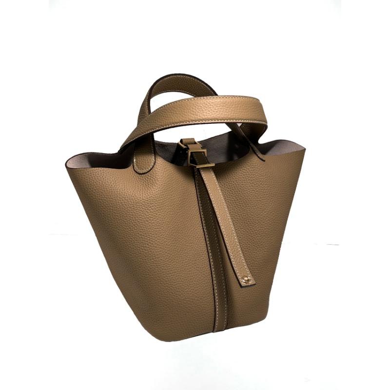 Большая сумка-корзина для овощей, женская сумка из коровьей кожи первого слоя, модная повседневная, сумка-ведро большой вместимости, женская сумка из натуральной кожи.