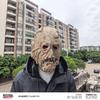 Scarecrow Horror Latex Mask Stitched Burlap Texture Headgear Halloween Haunted House cosplay Scary props