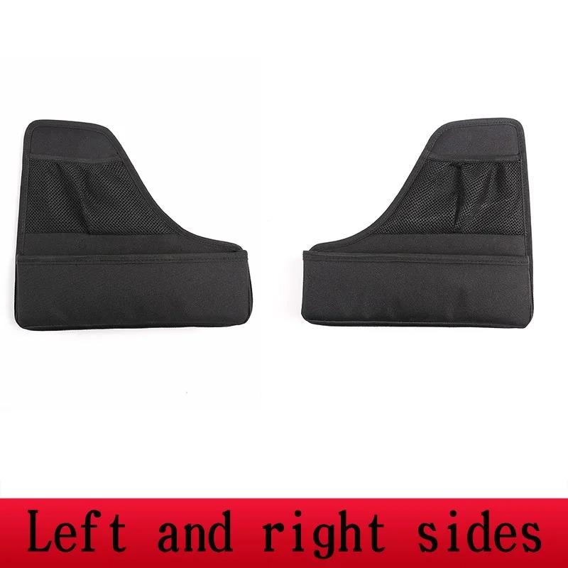 hnltu4 For Land Rover Defender 90 110 130 09-18 Oxford Fabric Car Armrest Box Left and Right Storage Box Storage Bags Car Accessories