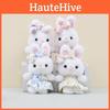 Cute Bunny Plush Toy Keychain Soft Pp Cotton Rabbit Doll In Charming Colorful Dress Designs