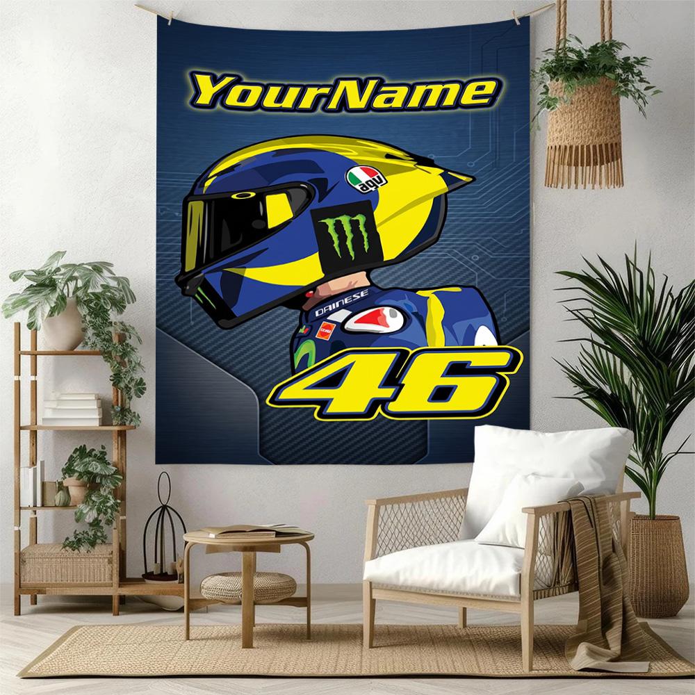 Doctor46 Custom Your Name Wall Decor Tapestry Art For Pet Memorial Birthdaywedding Party Backdrop Family Gift