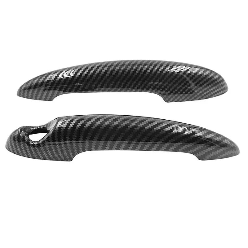 2 шт./компл. наклейки на дверные ручки автомобиля, подходят для MINI Cooper R50 R52 R53 R55 R56 2001-2013, автомобильные аксессуары, накладка на дверную ручку