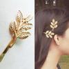Leaf Olive Branches Fashion Wedding Hair Accessories Olive Branches Leaves Beautiful Bride Hairpin Side Folder Jewelry Hairwear