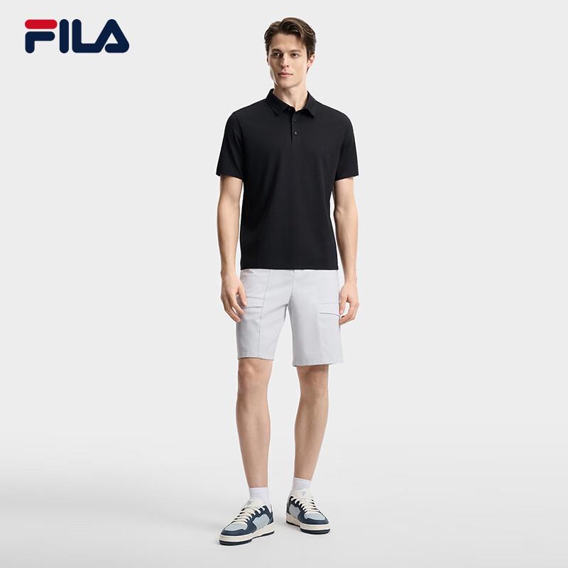 Fila Мужская вязаная футболка-поло с коротким рукавом