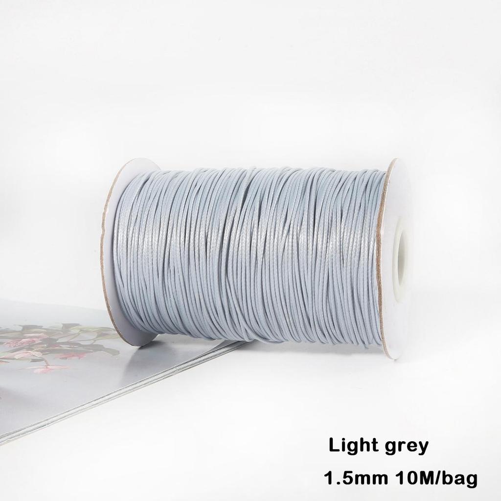 Разноцветные вощеные хлопковые шнуры для макраме, ювелирные бусины, изготовление ювелирных изделий своими руками