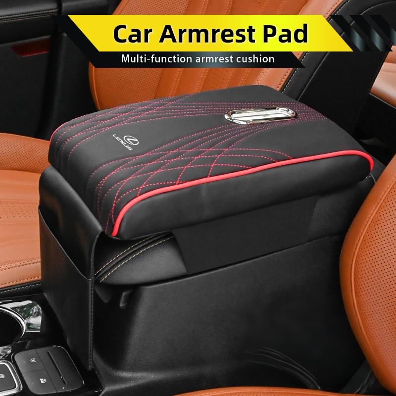 JEQS5 Car Seat Armrest Box Pad Console Storage Protector Cover Accessories For Lexus UX250h RX450h CT200h RX400h NX300h RX350 RX300 GX