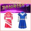 Zombie 3 Halloween Cheerleader Costume For Girls Premium Quality And Vivid Colors