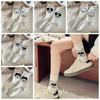 Cute Cartoon Dog Short Socks Dot Yarn Women Mid-calf Socks Soft Cotton Tube Socks  Girl