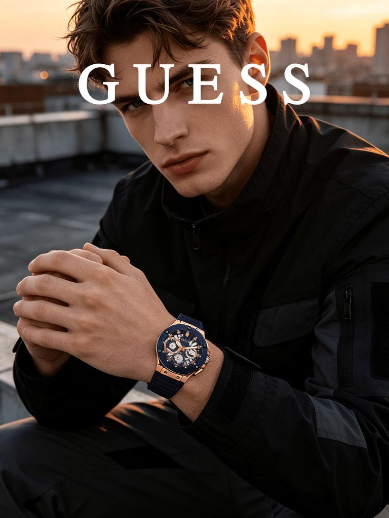 Guess Мужские кварцевые часы GW0487G4