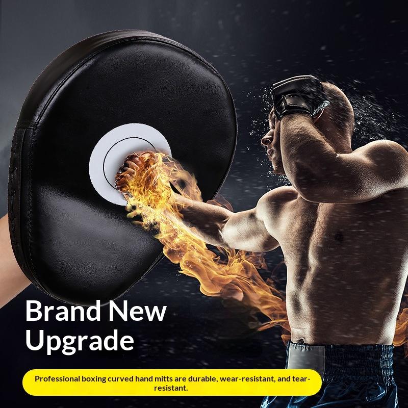 1 шт. Боксерская изогнутая лапа Боксерская перчатка-мишень Тренировка в зале Кикбоксинг Упражнение Кожа PU Боксерская груша Муай Тайский Тхэквондо