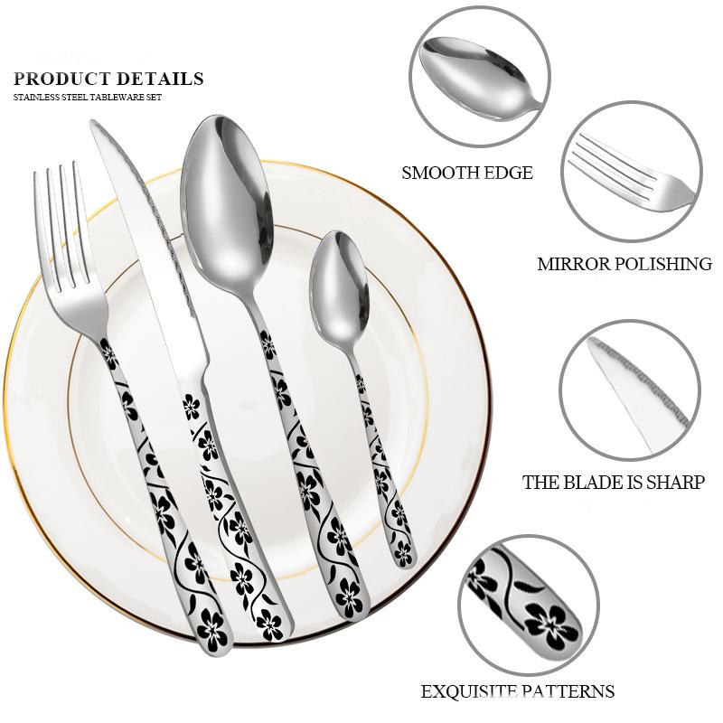 Набор столовых приборов в западном стиле из нержавеющей стали для стейков в отеле, специальный нож, вилка, для дома, высокий уровень внешнего вида