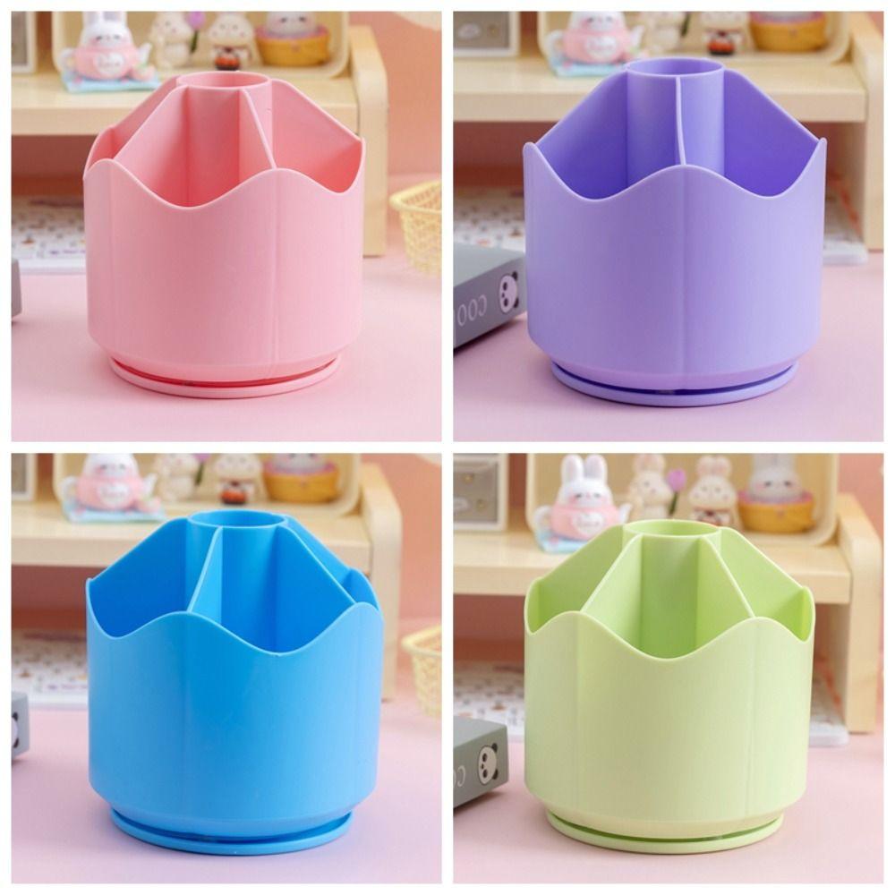 Вращающийся на 360° держатель для ручек, многофункциональный органайзер для хранения, органайзер для канцелярских принадлежностей, подставка для ручек, офис