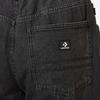 Converse Open Hem Baggy Denim Pants Washed Black 10026720 A01 Washed Black