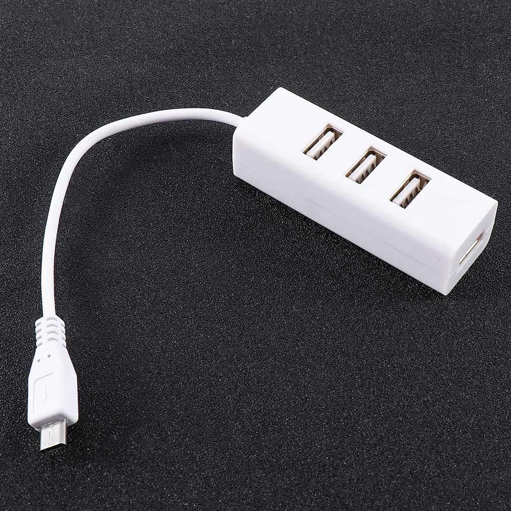 USB 2.0 Universal OTG Hub 4 Ports USB To OTG Converter Adapter Extension Cable Charging Cable