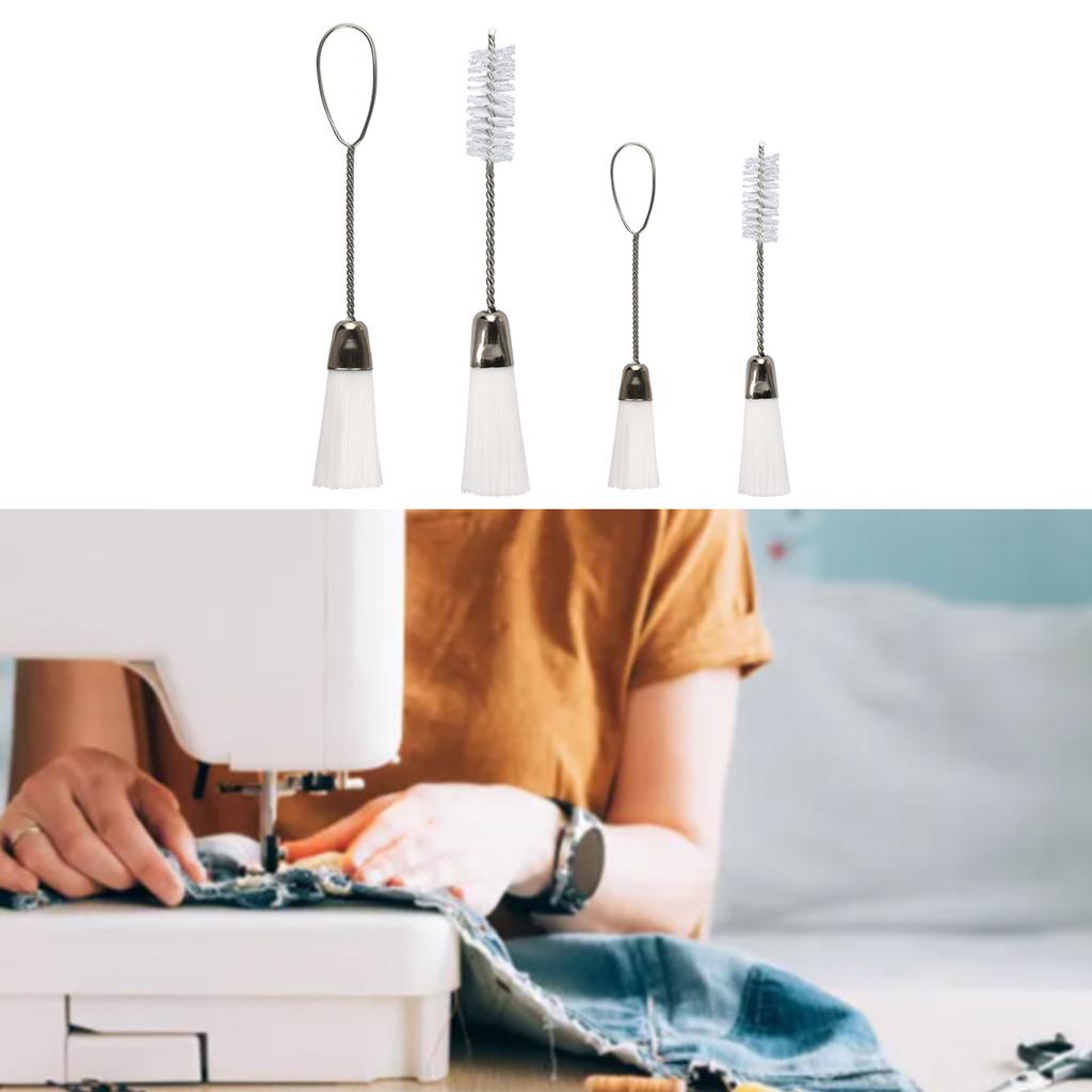 Soft and Durable Sewing Machine Cleaning Brush Set Functional Dust Remover Accessories Perfect for Home User and Tailors