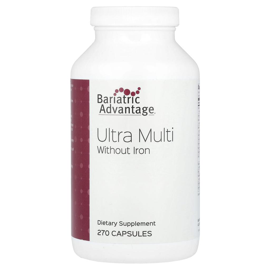 Bariatric Advantage, Ultra Multi, без железа, 270 капсул