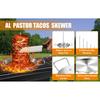 9/10.5/13inch Shawarma Skewer Stand Removable Spikes Skewer Grill Set BBQ Skewer  Picnic Grill