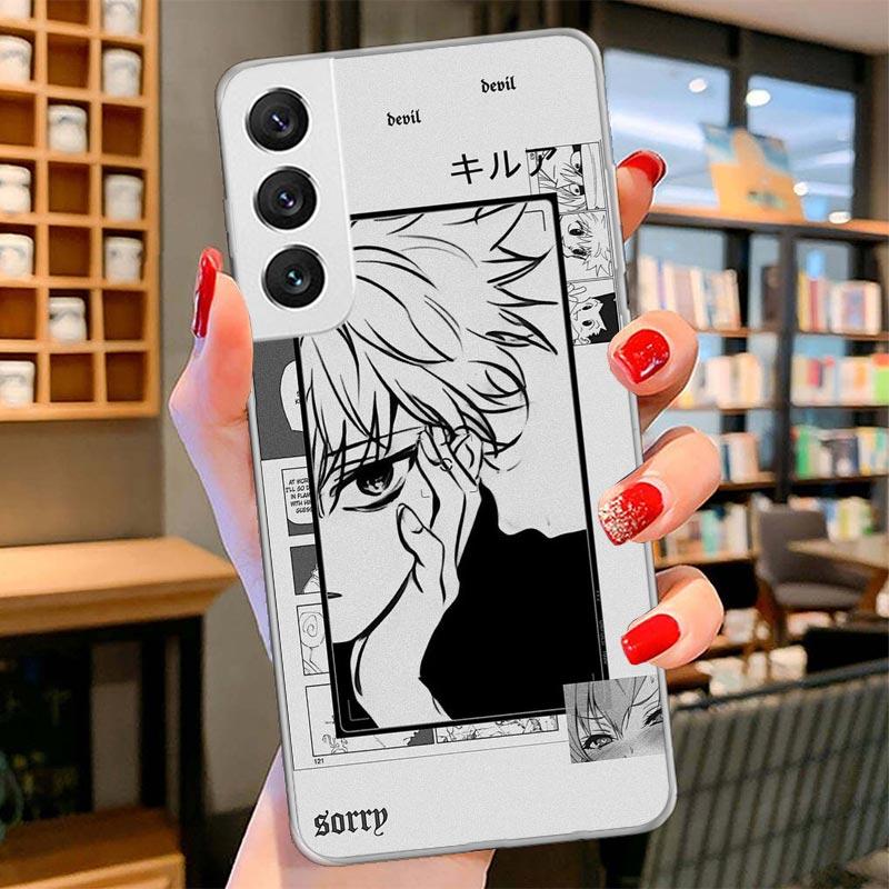 Чехол для телефона Hunter X Killua для Samsung Galaxy S26 S25 Edge S24 Ultra S23 S22 Plus S21 S20 FE Мягкий чехол-оболочка Galaxy S25