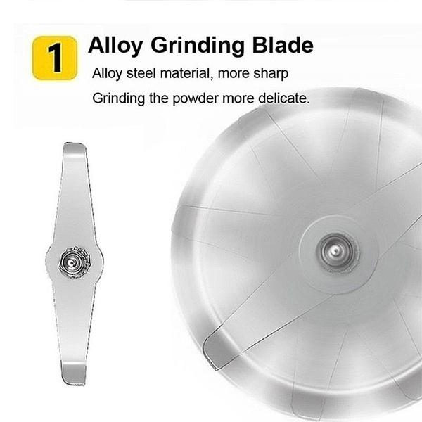 Electric Stainless Steel Coffee Bean Grinder Home Grinding Milling Machine 220V Coffee Beans Grind Kitchen Accessories