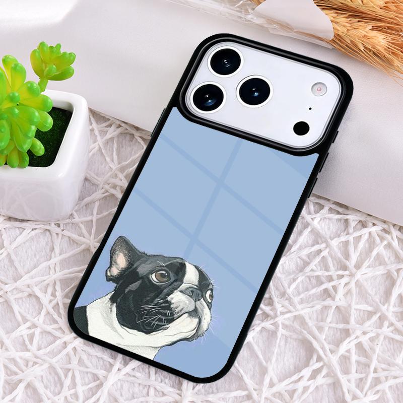 Чехол для телефона с французским бульдогом для iPhone 17 Air 16 15 11 12 14 13 Pro Max Ударопрочный чехол