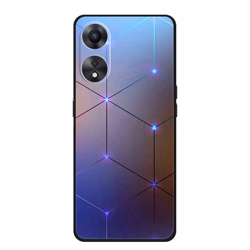Чехол для OPPO A78 5G Модный силиконовый мягкий ТПУ задняя крышка для Oppo A58 A58X 5G OPPOA78 5G Чехлы для телефонов Ударопрочный CPH2483 Fundas