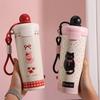 Large Capacity Insulated Tumbler With Strap Vacuum Flask 316 Stainless Steel Cup  School Use