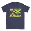 Оверсайз Футболка JamaicaShirt Я Люблю Флаг Ямайки Сердце Женская Унисекс Детская Девочки Футболка100% Хлопок Футболки для Унисекс Летние Топы