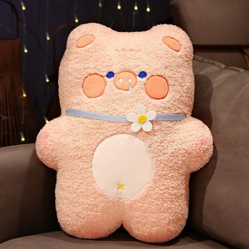Кролик Милая Панда Лягушка И Свинья Плюшевая Подушка И Плед Для Офисного Сна