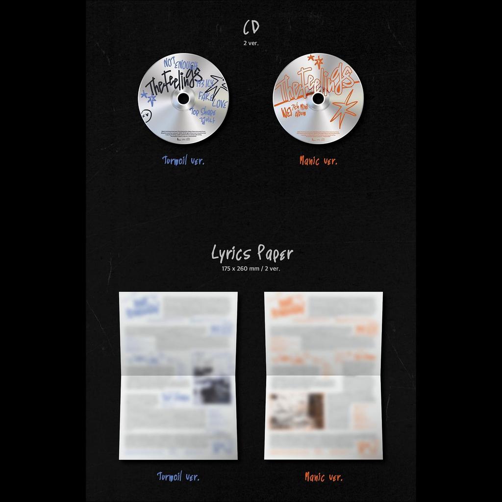 WEi The Feelings 7th Mini Album (Turmoil Ver. / Manic Ver.)