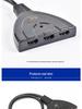 4K HDMI Three-to-One Pigtail High-Definition Switcher