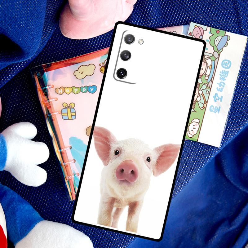 Милый Чехол-Свинка Для Samsung Galaxy S26 Ultra S25 S24 S23 S22 S21 S10 Plus S20 FE S25 Ultra Чехол Funda