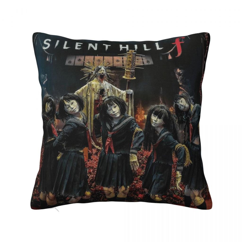 Pillow Case Shimizu Hinako Silent Hill F Soft Pillow Cover Retro Trendy Cushion Cover Pillowcases For Office Car Home Decorative