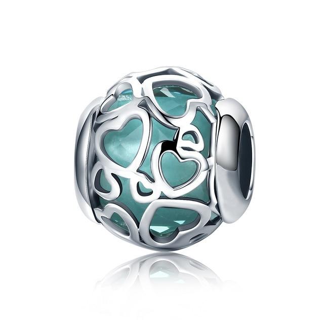 925 Sterling Silver Glass Beads Charms for Jewelry DIY Making Fit Original Bracelets Bangles for Women Gift