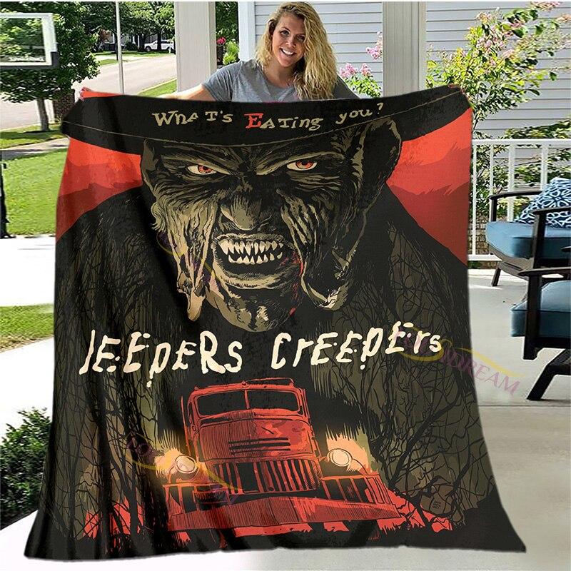 Jeepers Creepers Queen Size одеяло супер мягкое фланелевое одеяло пледы одеяла домашний декор дом офис легкий диван ворс