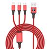 BAEG1 New 2025 Emblem Three-in-one Car Superstrong Fast Charging Data Cable For BMW X6 X1 X2 X3 X4 X5 X7 E46 E39 E90 E36 E60 E34 E30 F