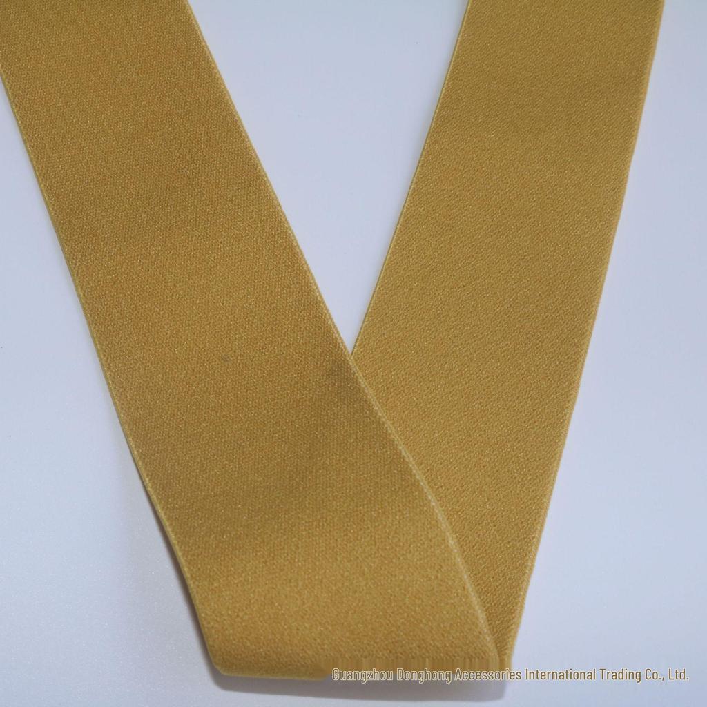 High-Elastic Polyester Imitation Nylon Band for Waistbands and Skirts