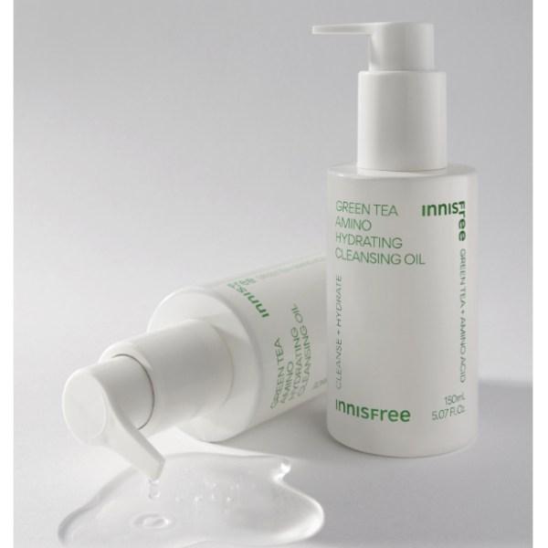 Innisfree Увлажняющее очищающее масло с аминокислотами зеленого чая 150 мл