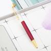 DIY Neutral Gel Pens Metal Signature Pen Gold Powder Empty Tube Ball Point Pen  Stationery