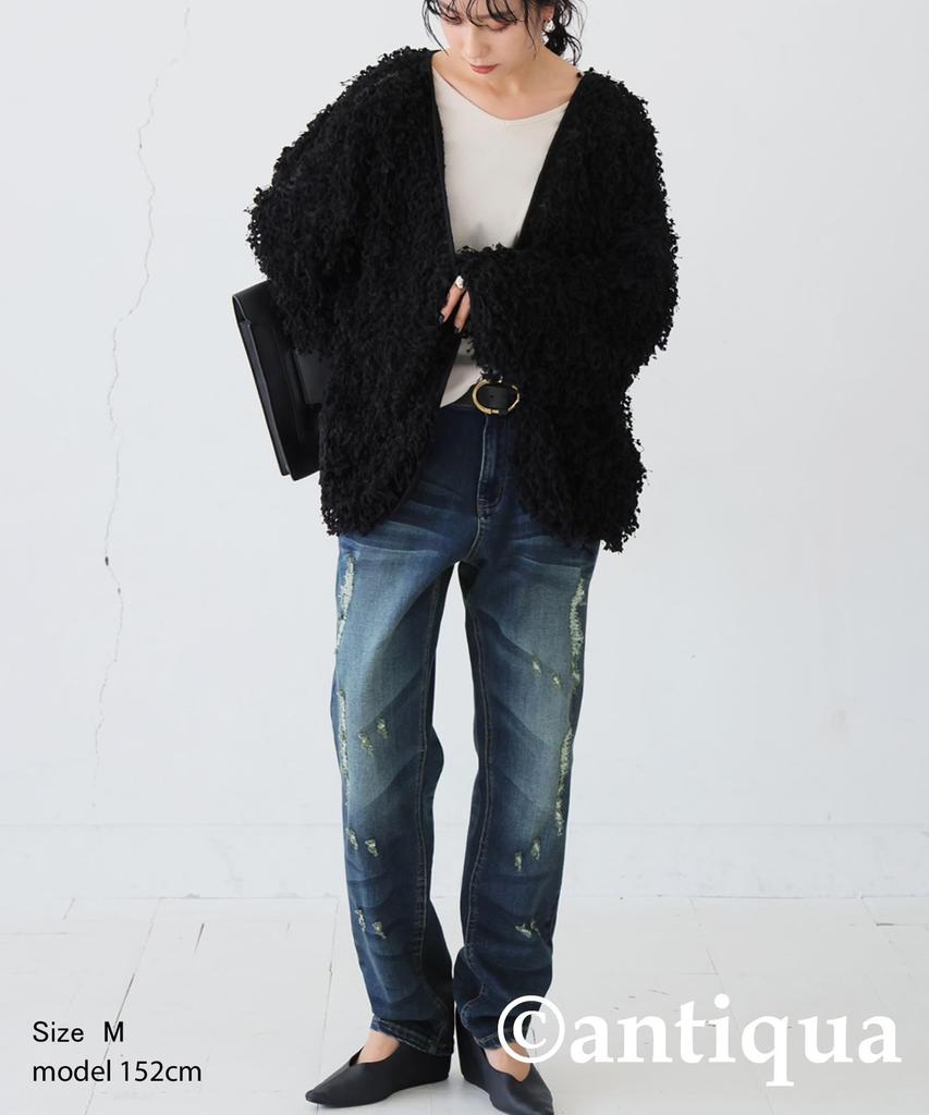Джинсы женские Antiqua Harako Denim XL Винтажные Свободные Удобная посадка, PL-00036, (22), Синий, Посадка,