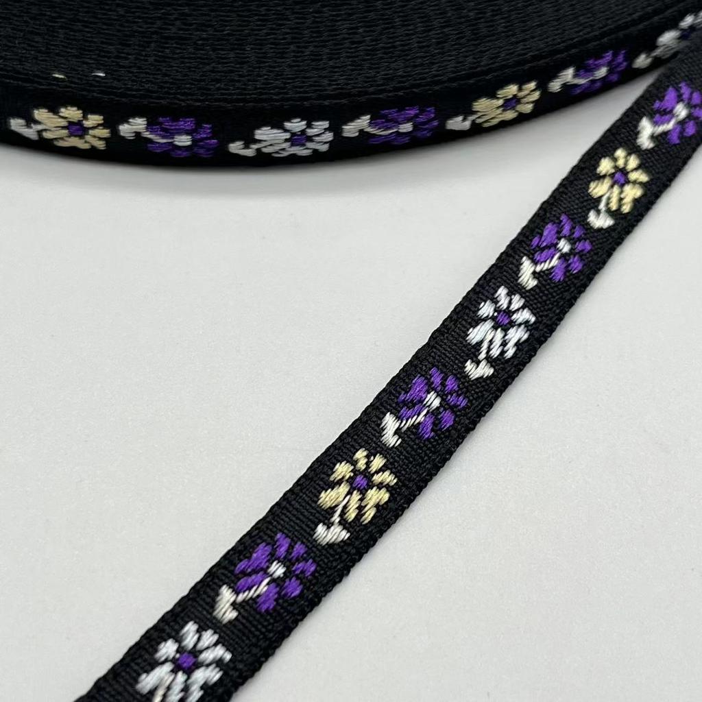 Bohemian Jacquard Webbing Hanfu Clothing Accessories Diy Accessories Hairpin Lace Belt