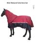 Зимняя попона для лошадей 600D со съемным дышащим утеплителем для шеи.